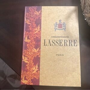 Lasserre Paris Book with Ornate Cover